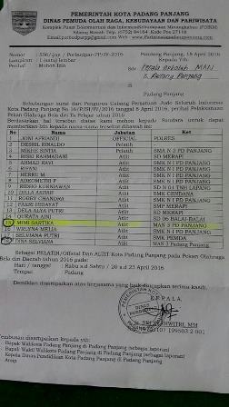 Siswi Man 3 Padang Panjang Berlaga Di Tingkat Provinsi Kementerian Agama Provinsi Sumatera Barat