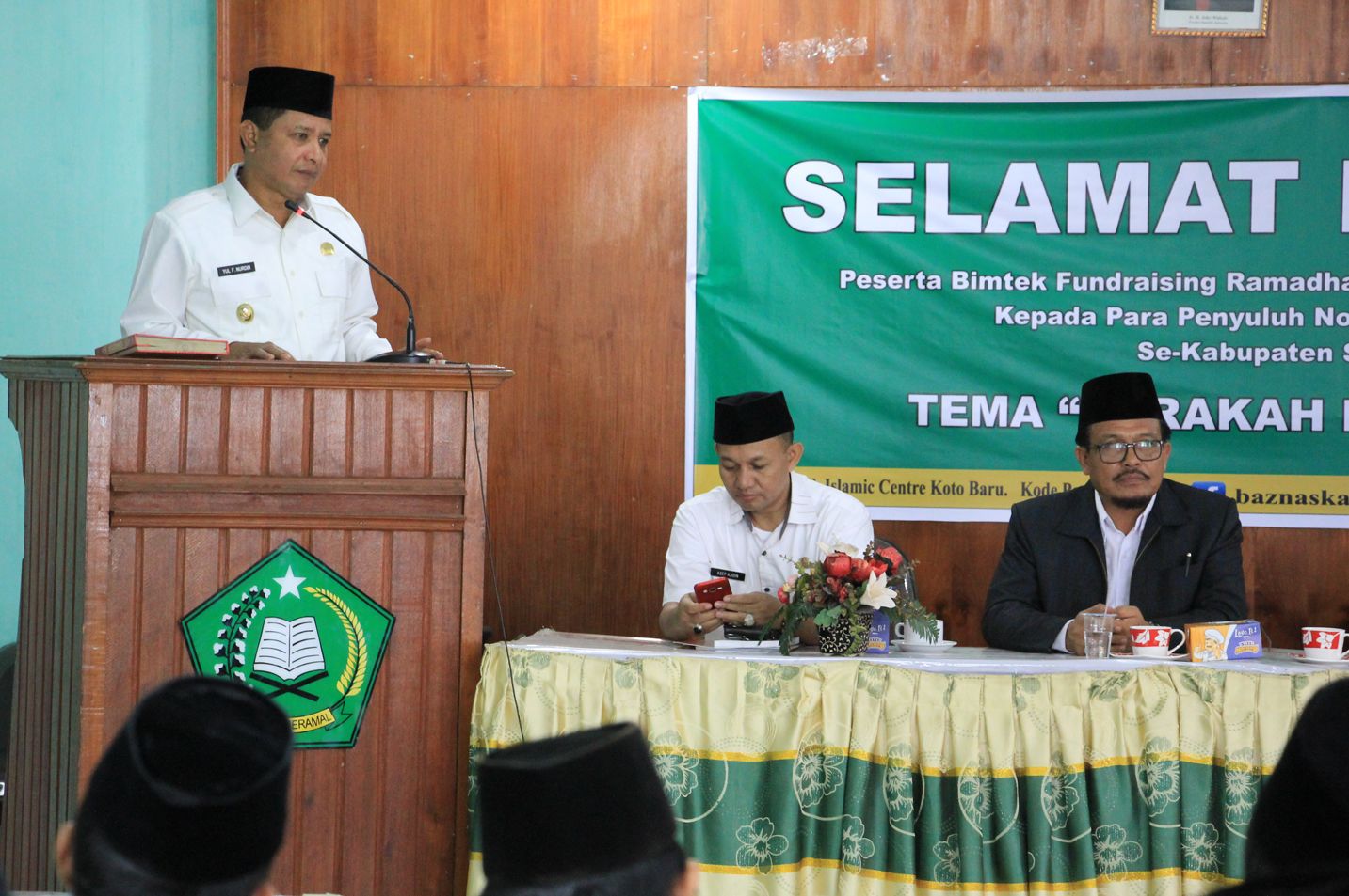 Baznas Kab Solok Gelar Bimtek Untuk Penyuluh Agama Honorer Kementerian Agama Provinsi Sumatera Barat
