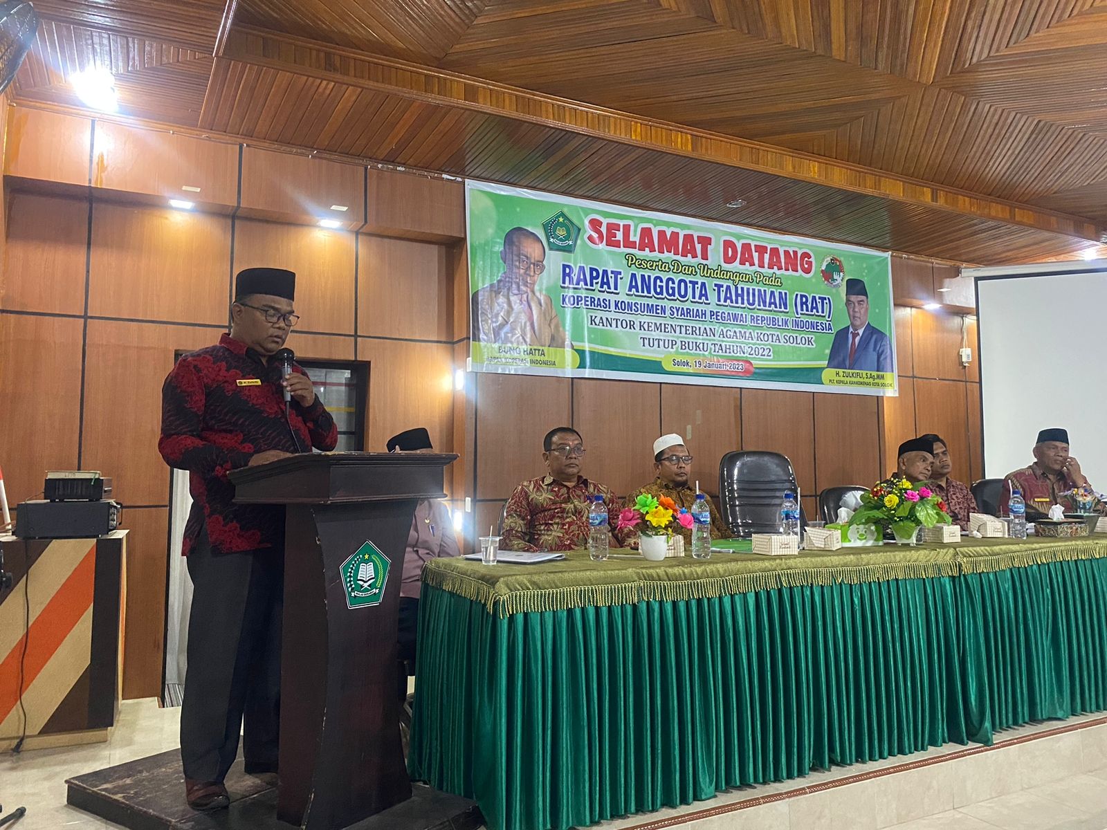 Koperasi Syariah Kementerian Agama Kota Solok Gelar Rapat Anggota Tahunan