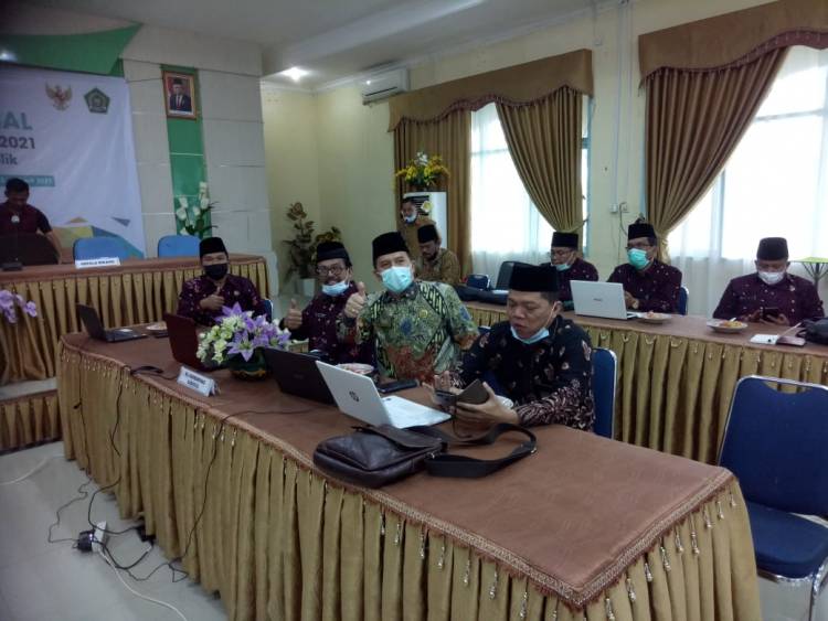 Kakan Kemenag Kota Padang Hadiri Undangan Rakernas Kementerian Agama Tahun 2021