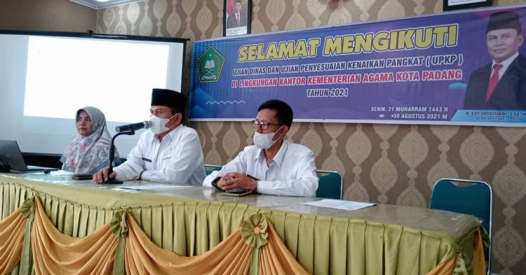 14 Orang Pegawai Ikuti Udin dan UPKP Online di Kemenag Kota Padang