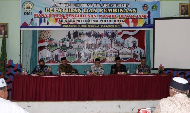 DMI Lima Puluh Kota Gelar Pembinaan Manajemen Pengurusan Masjid
