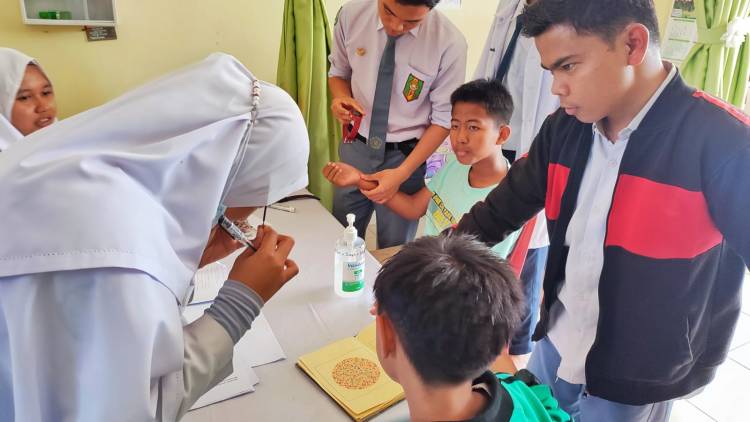 Tim KKR Ponpes Modern Al Kautsar Muhammadiyah Adakan Penjaringan Kesehatan Santri