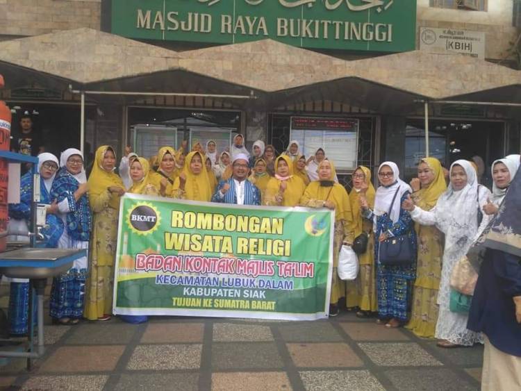 BKMT Kota Bukittinggi Terima Kunjungan BKMT Kecamatan Lubuk Dalam Kabupaten Siak 