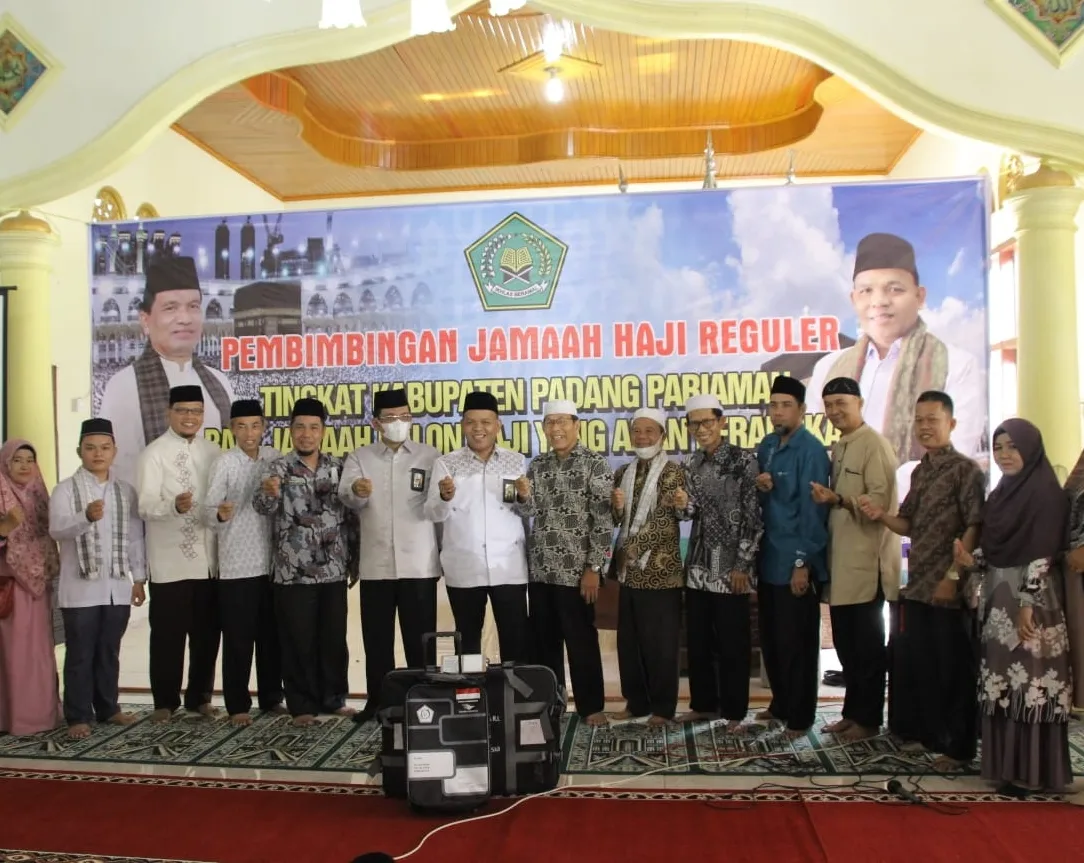 Bimbingan Jemaah Calon Haji Tingkat Kabupaten Padang Pariaman, Dibuka Ka. Kanwil secara Resmi