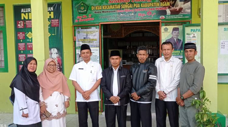 Penyuluh Agama  Non PNS Kec. Sungai Pua mewakili Penyuluh Agama Non PNS Kab. Agam di tk Prop. Sumatera Barat