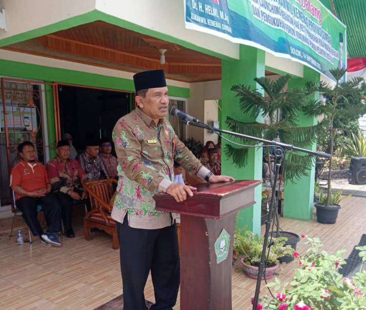Kakanwil Helmi Launching HAB Kemenag ke 77 di Kota Solok