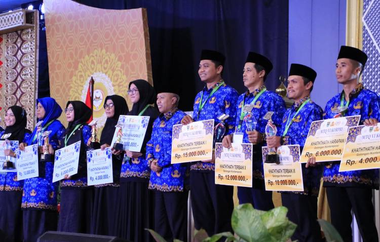 Sukses Tuan Rumah, Sumbar Berhasil Rebut Juara Umum MTQ Korpri Nasional