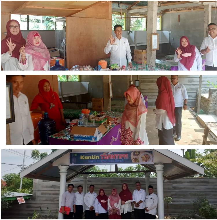 Apresiasi Itjen Kemenag RI Pada 20 Sertifikat Halal Di Kantin MTsN 3 Kota Padang